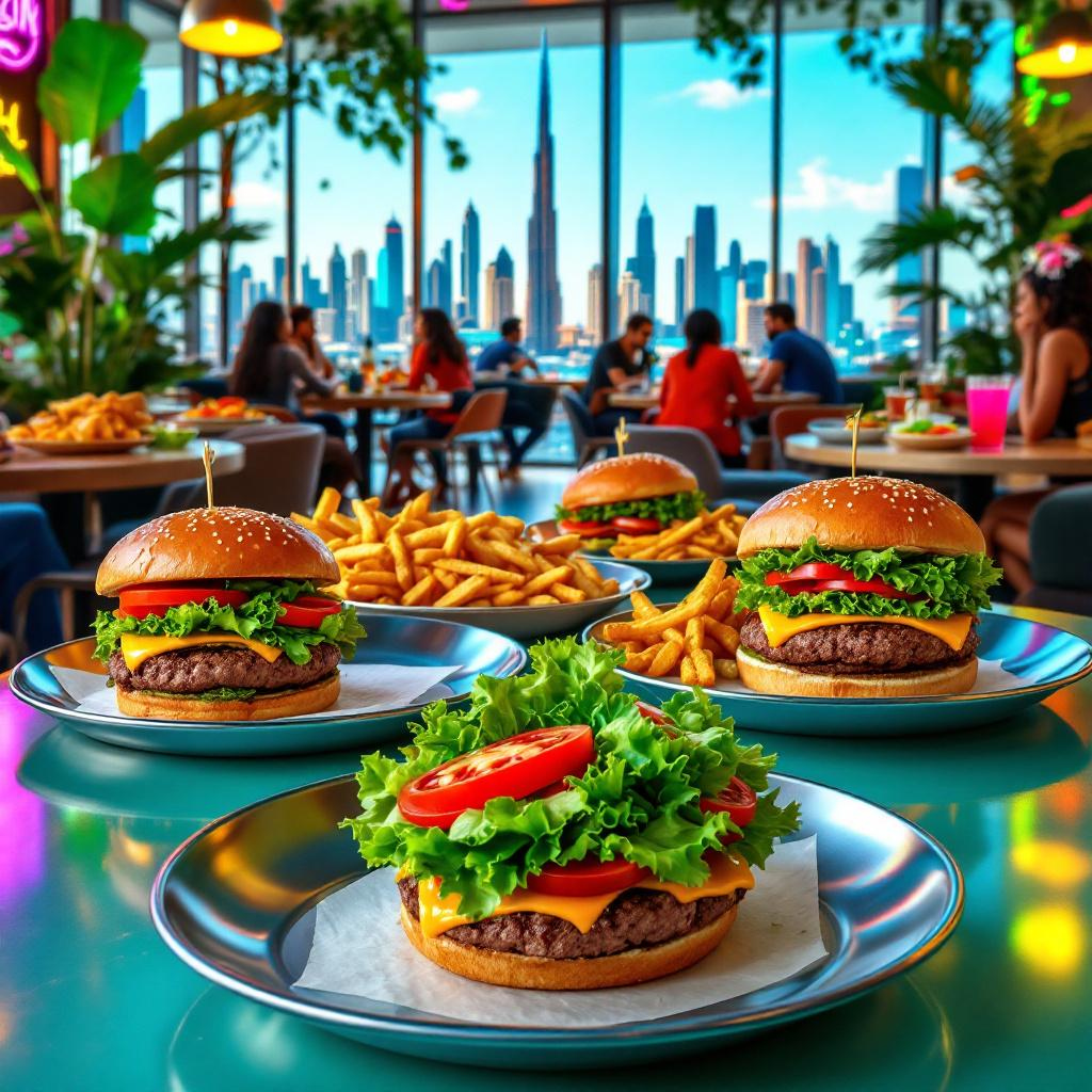 Vegan Burger – Dubai Mall