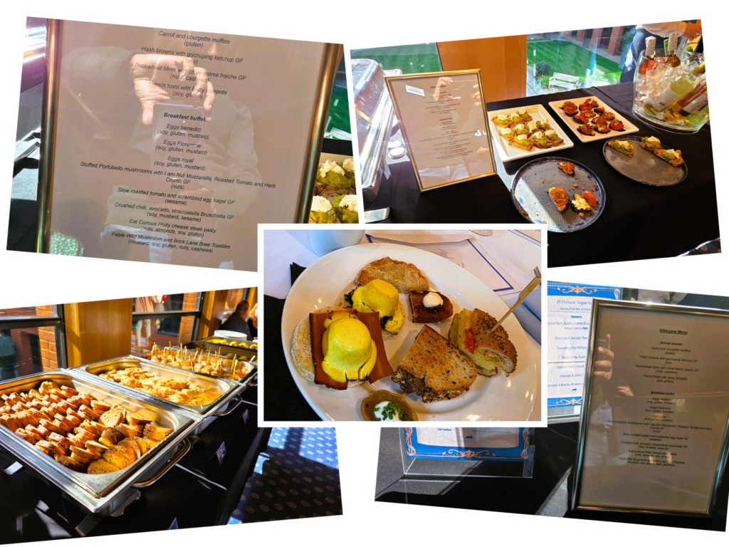 PETA vegan food buffet